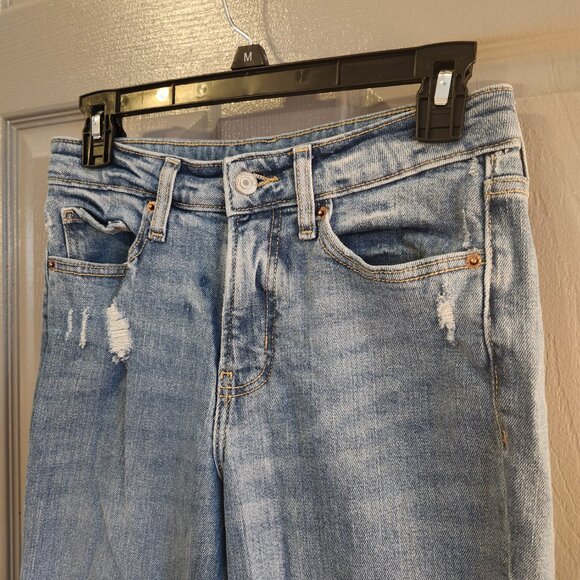 Old Navy OG Straight / Light Worn Cutoff Women's Jeans / Size 2 - Picture 2 of 6